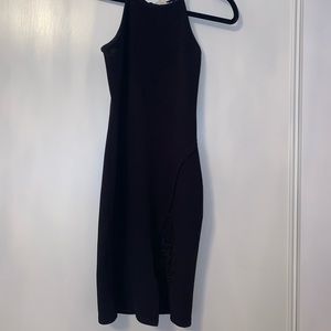 Black Dress with lace January 7